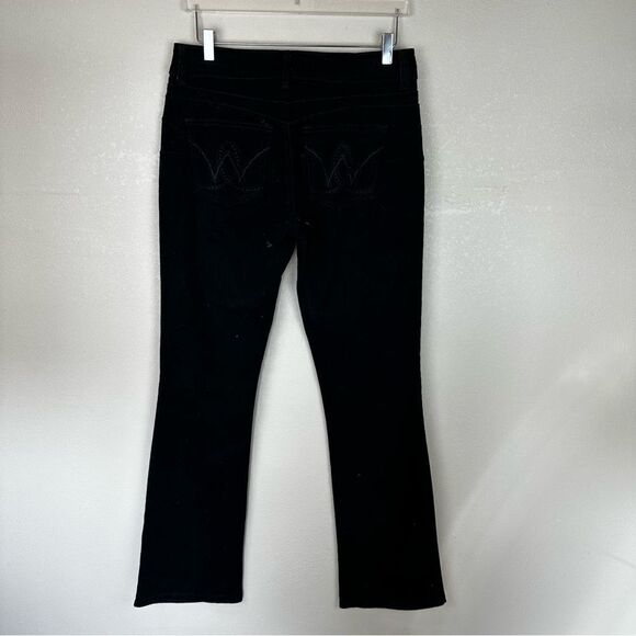 Wrangler Black Bell Botton Jeans Wide Leg Boot Barn Size 32 - Picture 9 of 9